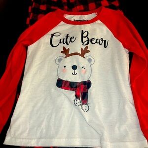 EUC - Cuddl Duds bear pajama!